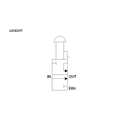 VL32G04AY NUMATICS/AVENTICS QUICK EXHAUST LOCKOUT VALVE 32 SERIES 1/2" G, MUFFLER